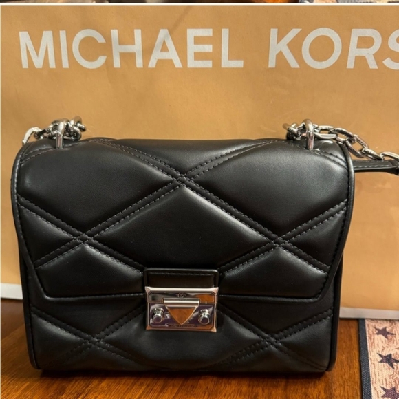 Michael Kors Black Shoulder Bag NWT - Picture 5 of 6
